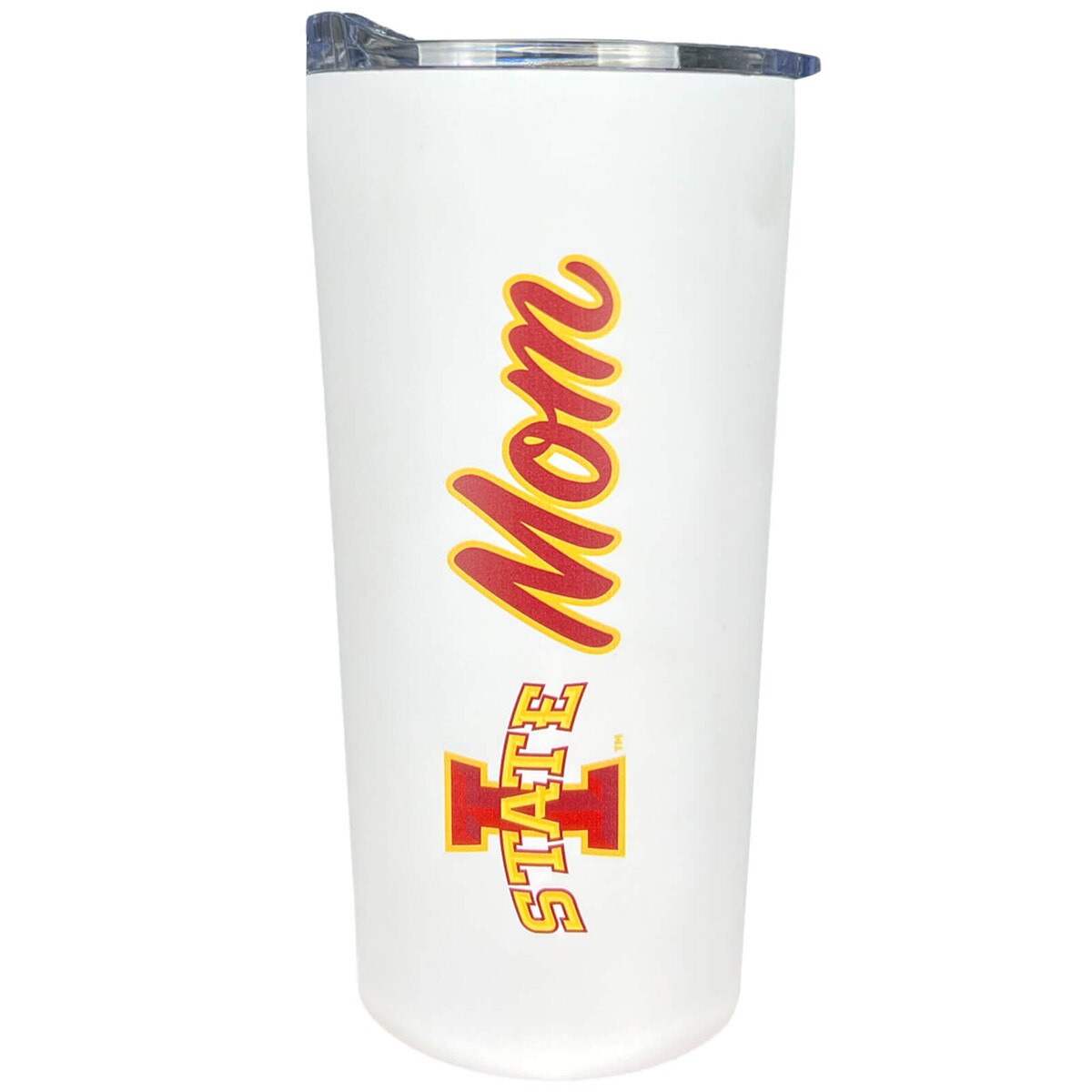 I-State Mom White Soft Touch Tumbler